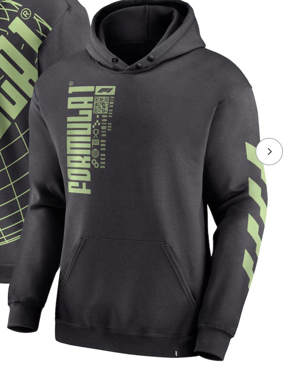 Formula 1 Globe Back Print Overhead Hoodie Phantom Racing F1